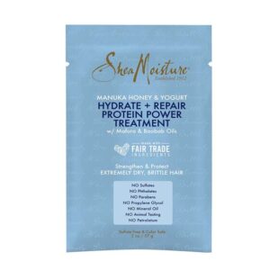 Shea Moisture MANUKA HONEY & YOGURT HYDRATE + REPAIR PROTEIN-STRONG TREATMENT 2OZ