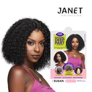 JANET COLLECTION HD HH NATURAL DEEP PART LACE SUSAN WIG