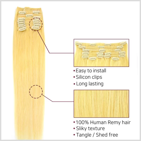 Hair Couture NEOPHILIA 9PCS CLIP-ON 18" - Image 5