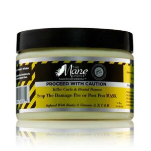 THE MANE CHOICE Proceed With Caution Stop The Damage Pre Or Post Poo Mask 12oz