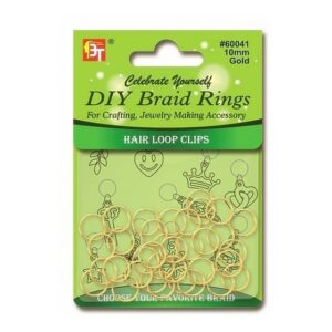 BEAUTY TOWN DIY BRAID RINGS - COPPER/SILVER/GOLD