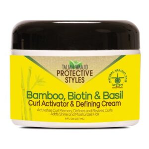 Taliah Waajid Bamboo Biotin and Basil Curl Activator and Defining Cream 8oz