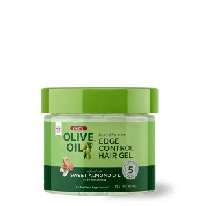 ORS OLIVE OIL EDGE CONTROL HAIR GEL INFUSED WITH SWEET ALMOND OIL FOR STRENGHTENING 4oz