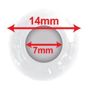 BEAUTY TOWN EXTRA LARGE GLOW ROUND BEADS