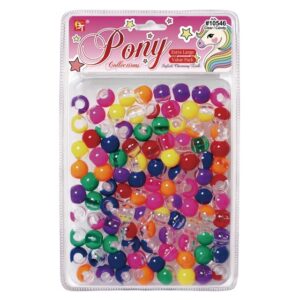 BEAUTY TOWN EXTRA LARGE TWO TONE ROUND BEADS VALUE PACK
