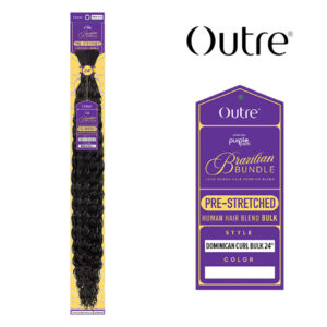 OUTRE PURPLE PACK BRAZILIAN - PRESTRETCHED DOMINICAN CURL BULK 24"