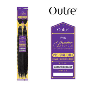 OUTRE PURPLE PACK BRAZILIAN - PRESTRETCHED NATURAL FRENCH BULK 18"