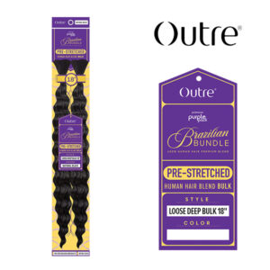 OUTRE PURPLE PACK BRAZILIAN - PRESTRETCHED LOOSE DEEP BULK 24"