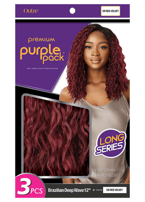 OUTRE PURPLE PACK LONG 3PCS-Brazilian Deep Wave 12" - Image 5