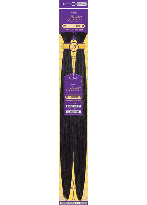 OUTRE PURPLE PACK BRAZILIAN - PRESTRETCHED STRAIGHT BULK 18" - Image 2