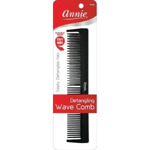 Annie Detangling Wave Comb Black