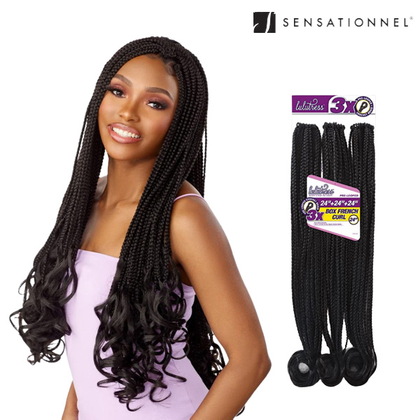 Sensationnel Lulutress Braid - 3X BOX FRENCH CURL 24″ - Canada wide beauty  supply online store for wigs, braids, weaves, extensions, cosmetics, beauty  applinaces, and beauty cares