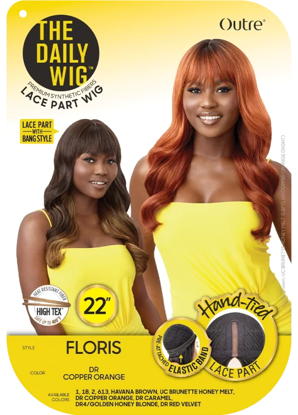 OUTRE THE DAILY WIG SYNTHETIC LACE PART WIG - FLORIS - Image 6