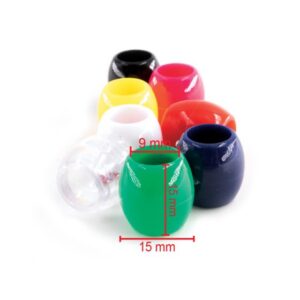 BEAUTY TOWN JUMBO 9MM HOLE ROUND BEADS VALUE PACK