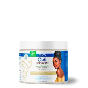 ORS CURLS UNLEASHED COCONUT AND SHEA BUTTER CURLY COIL HD GEL SOUFFLE 16OZ