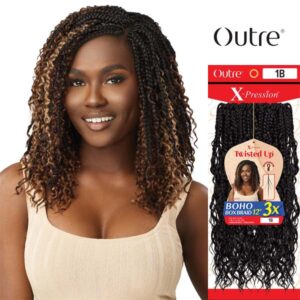 OUTRE  X-PRESSION TWISTED UP CROCHET BRAID - BOHO BOX BRAID 12" 3X
