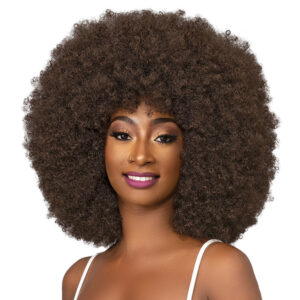 Janet Collection PREMIUM SYNTHETIC HAIR WIG - NATURAL AFRO BADU WIG