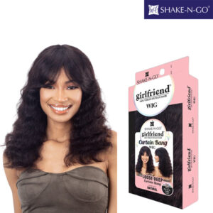 Shake-N-Go WD LOOSE DEEP CURTAIN BANG GIRLFRIEND WIG