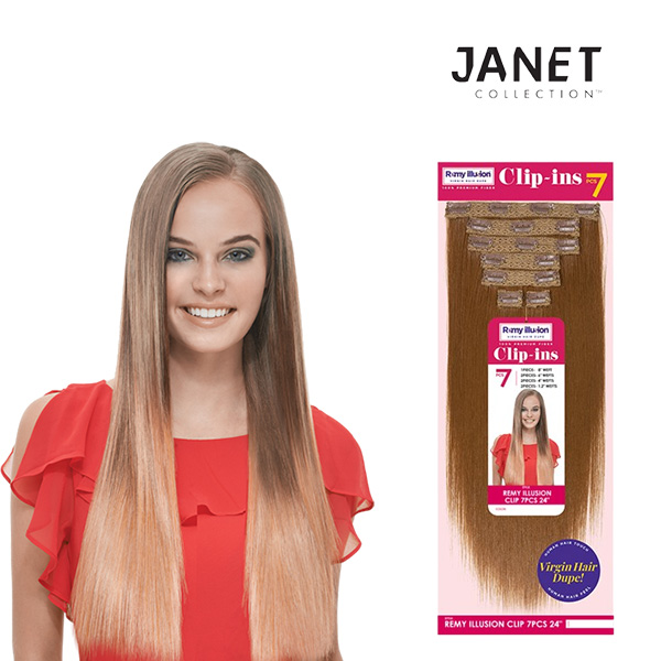 Clip in hair extensions janet collection 2025