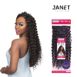 JANET COLLECTION ILLUSION CLIP 7PCS DEEP WAVE 18"