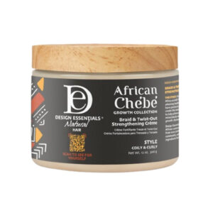 DESIGN ESSENTIALS Braid & Twist-Out Strengthening Crème 12oz