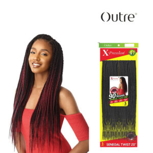 OUTRE X-PRESSION SENEGAL TWIST SMALL NATURAL TIP 90 STRANDS 20"