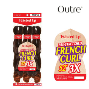 OUTRE TWISTED UP-DIY PRESTRETCHED BRAID FRENCH CURL 52" 3X