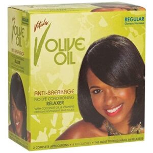 Vitale Olive Oil Anti-Breakage No-Lye Conditioning Relaxer 2 Applications - Regular