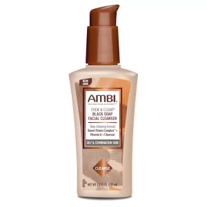 AMBI® Even & Clear® Black Soap Facial Cleanser
