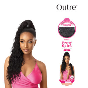 OUTRE PRETTY QUICK - WRAP PONY - NATURAL WAVE 28"