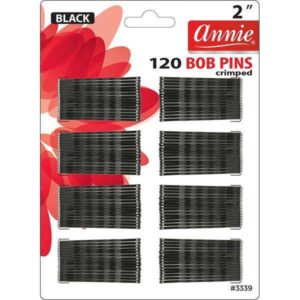 Annie Bob Pins 2" 120Ct Black