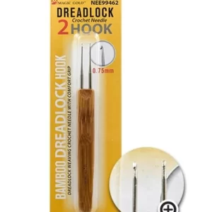 Magic Gold Collection Dreadlock Crochet Needle 2 Hook