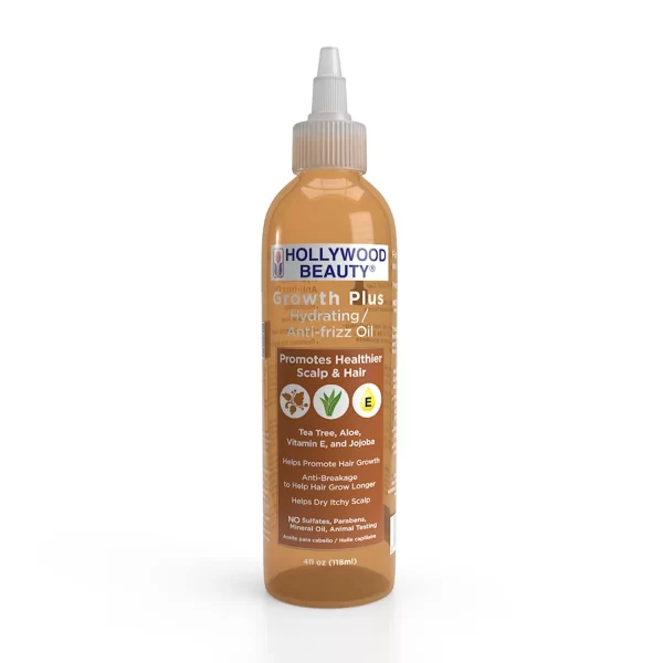 Hollywood Beauty Growth Plus Hydrating & Anti-Frizz Oil 4oz