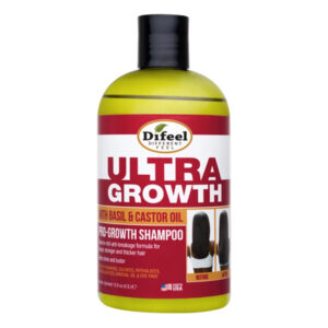 DIFEEL ULTRA GROWTH BASIL & CASTOR OIL PRO GROWTH SHAMPOO 12 OZ