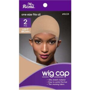 ANNIE Ms. Remi Wig Cap 2Pc Light Brown