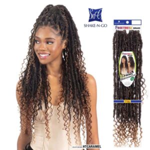 SHAKE-N-GO FREETRESS 2X REBEL DISTRESSED LOC 22"