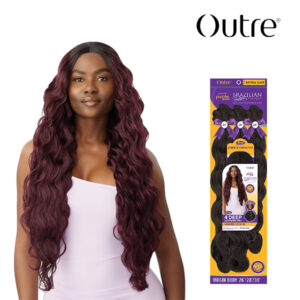 OUTRE HUMAN HAIR BLEND PURPLE PACK BRAZILIAN BOUTIQUE - VIRGIN BODY 26" 28" 30"