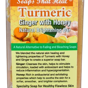 Oilblends Soaps That Heal  Turmeric Ginger with Honey Brightening Bar