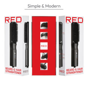 RED BY KISS Beard & Hair Straightener