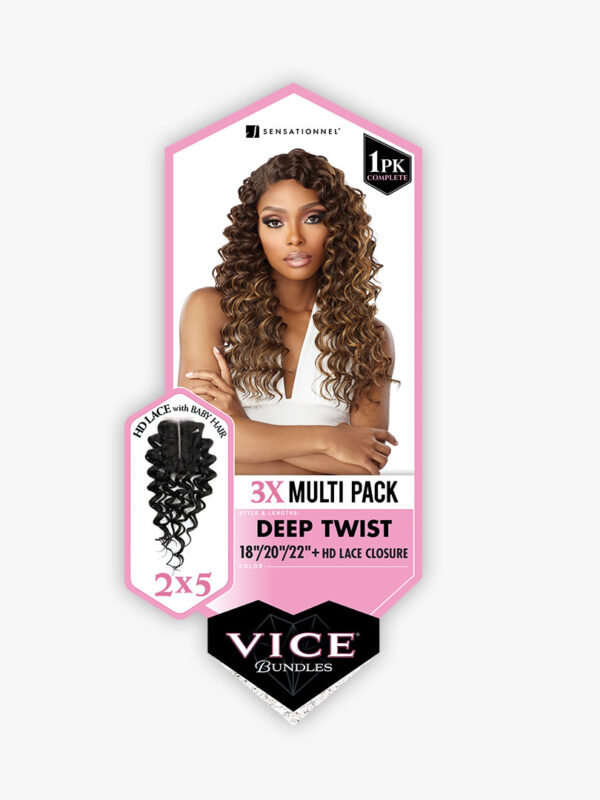 Sensationnel VICE BUNDLE MULTI DEEP TWIST 18″20″22″ - Image 2