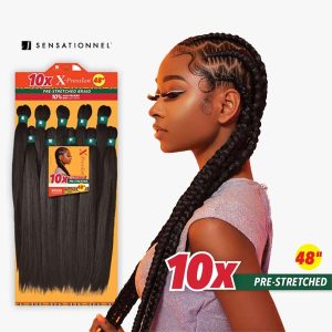SENSATIONNEL 10X X-PRESSION PRE-STRETCHED BRAID 48″