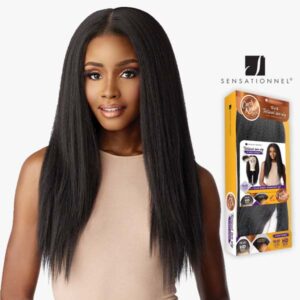 SENSATIONNEL CURLS KINKS & CO LACE WIG - KINKY EDGES 13X6 KINKY STRAIGHT 24″
