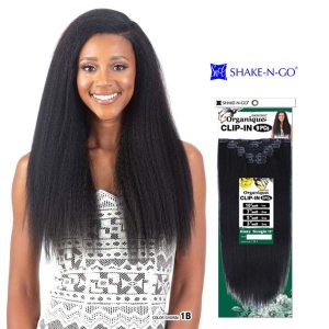 SHAKE-N-GO ORGANIQUE 9PCS CLIP-IN - KINKY STRAIGHT 18"