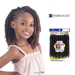 Shake-N-Go Freetress Braid 3X KIDS-PASSION TWIST 8"