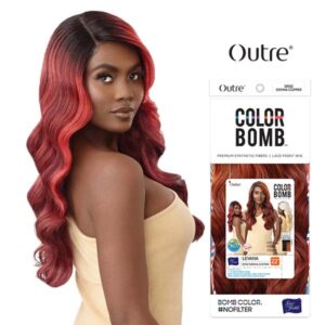 OUTRE  LACEFRONT COLORBOMB LACE WIG - LEVANA
