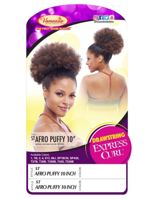 Vanessa DRAWSTRING Ponytail - ST AFRO PUFFY - Image 3