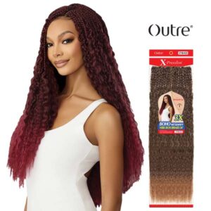 OUTRE X-PRESSION - TWISTED UP CROCHET BRAID BOHO WET&WAVY VIBE BOX BRAID 24 3X