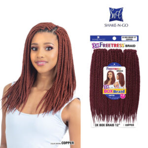 SHAKE-N-GO FREETRESS 3X BOX BRAID 12"