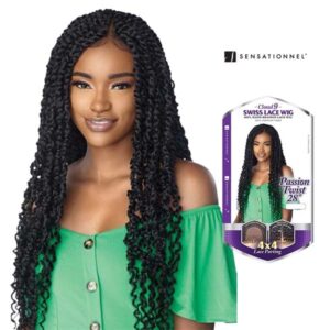 SENSATIONNEL CLOUD 9 HAND-BRAIDED LACE WIG - 4X4 PASSION TWIST 28″