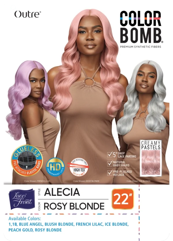 OUTRE  LACEFRONT COLORBOMB LACE WIG - ALECIA - Image 3